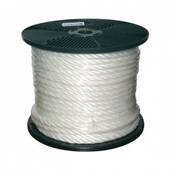 Corde polypropylène 6mm blanc au mètre Cordes et chaînes
