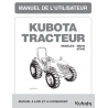 Manuel d'utilisateur tracteur Kubota M6040, M7040 DTH - Version digitale Manuels pour tracteurs
