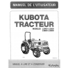 Manuel d'utilisateur tracteurs Kubota L2900 - L3300 - L3600 - L4200 - Version digitale Manuels pour tracteurs