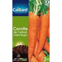 Graines carottes de Colmar à coeur rouge 2 Caillard Légumes