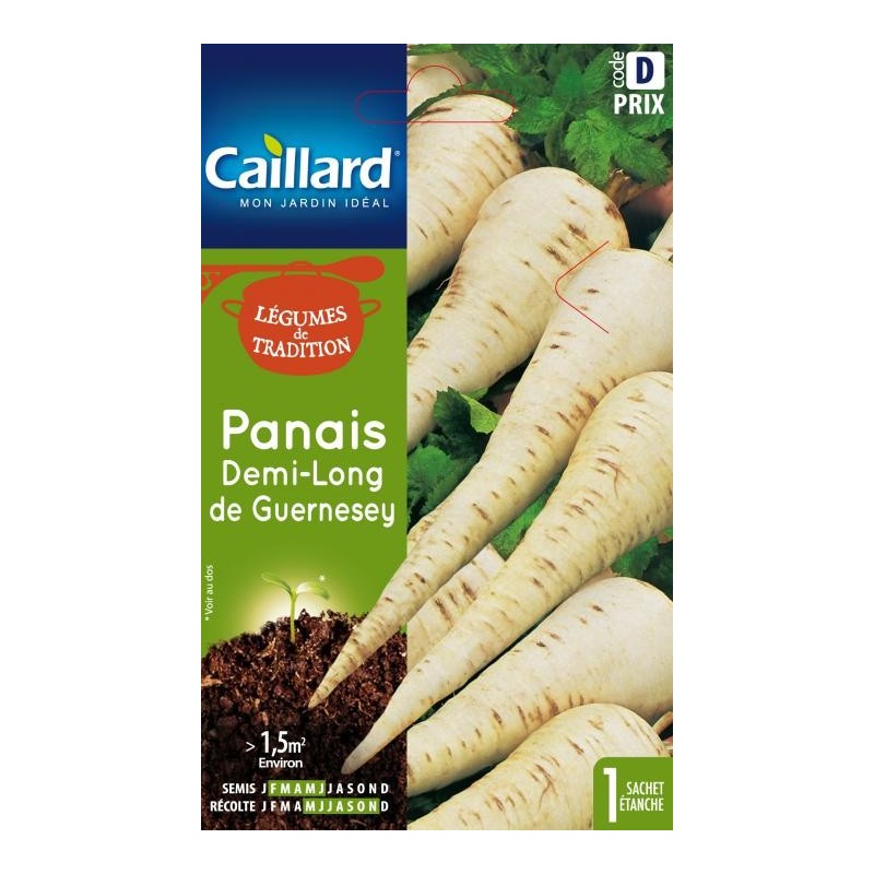 Graines panais demi-long de Guernesey Caillard Légumes