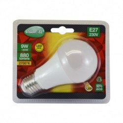 Ampoule LED E27 Bulb 9W 2700°K Ampoules