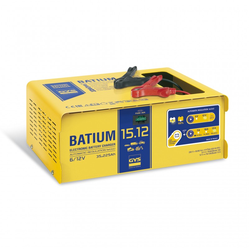Chargeur de batteries GYS BATIUM 15.1 automatique Chargeurs