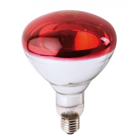Ampoule Philips IR à vis rouge 250W Lampes chauffantes