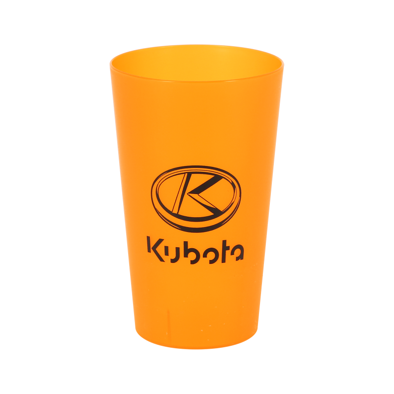 Gobelet plastique orange Kubota 30cl Goodies
