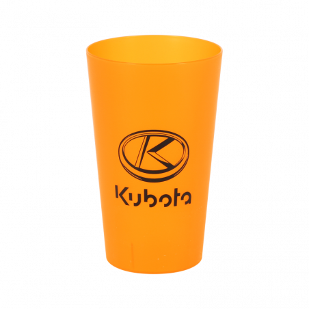 Gobelet plastique orange Kubota 30cl Goodies