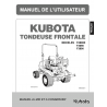 Manuel d'utilisateur tondeuse Kubota F2890E / F3090 / F3890 - Version digitale Manuels espaces verts