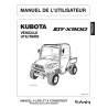Manuel d'utilisateur Kubota RTV-X900 - Version digitale Manuels véhicules utilitaires